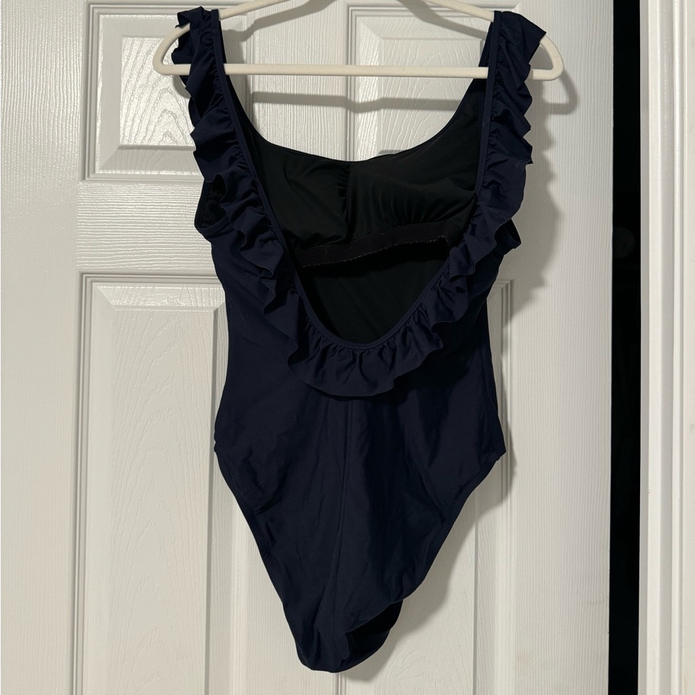 JCrew One Piece Open Back Swimsuit